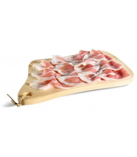 PDO Prosciutto Crudo San Daniele on the bone, packed in an elegant handmade wooden box