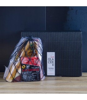 Coffret cadeau avec tranche de jambon cru San Daniele